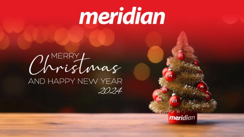 Η Meridian σας εύχεται ολόψυχα Καλά Χριστούγεννα