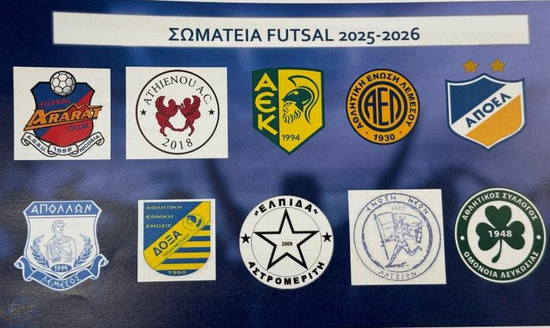 Το πρόγραμμα της πρώτης φάσης του Πρωταθλήματος Futsal