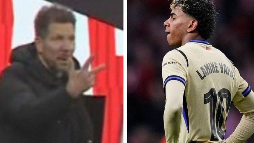 Χλεύασε τον Γιαμάλ ο Σιμεόνε, δείχνοντάς του τρία δάχτυλα