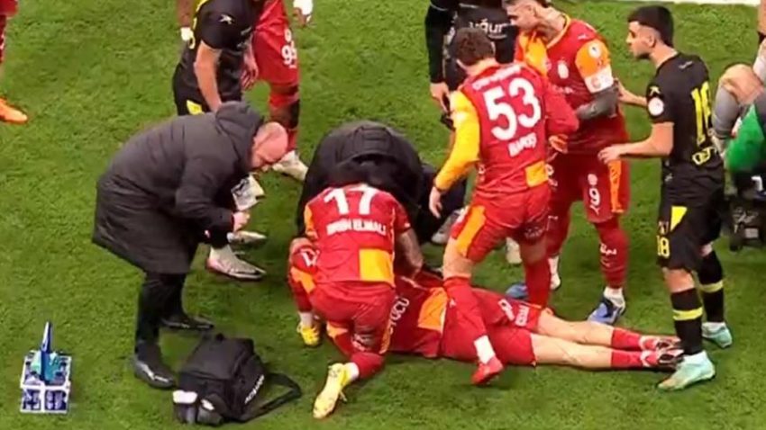 Ο Γιλμάζ έσωσε τον Αχμέντ στη Γαλατά, μετά από τρομακτικό χτύπημα στο κεφάλι!