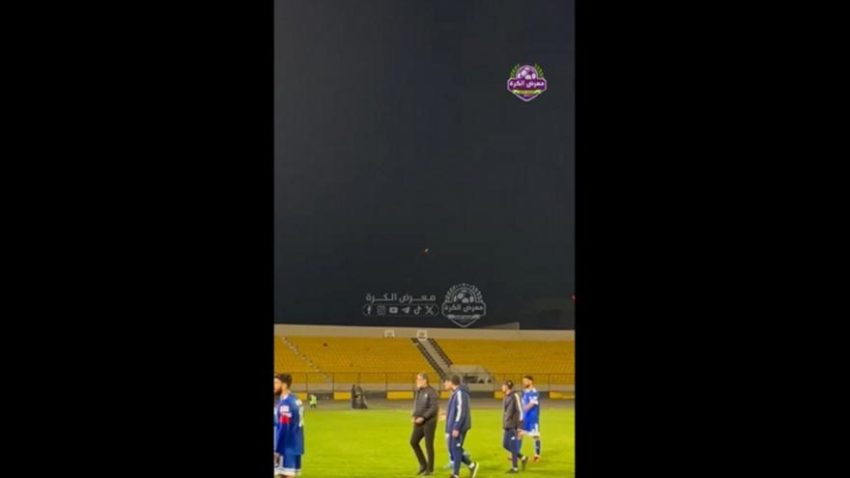 Σοκαριστικό βίντεο: Σταμάτησε ποδοσφαιρικό ματς στο Ιράκ λόγω πυραύλων